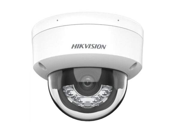 Cámara de red domo fija con luz híbrida inteligente de 6 MP Hikvision - Imagen 2