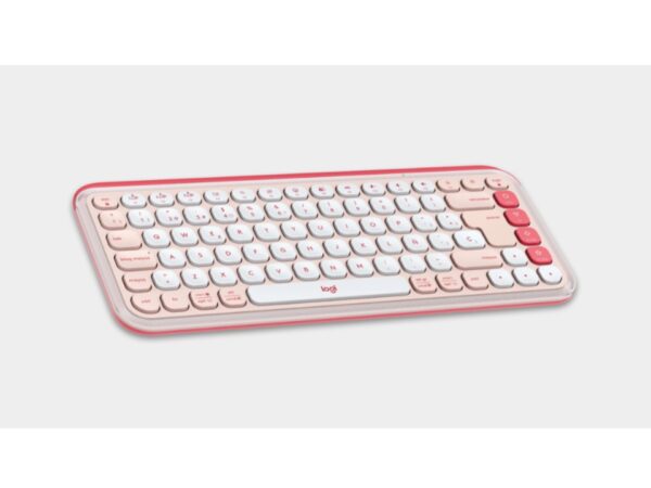 Combo de teclado y mouse POP Icon rosado/blanco Logitech - Imagen 3