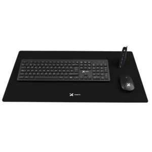 Kit de teclado multimedia y Mouse inalámbrico con alfombrilla XL y HUB USB 3.0 de 4 puertos Xtech