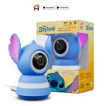 Monitor inteligente Wi-Fi PTZ para bebé Stitch Nexxt Solutions Home