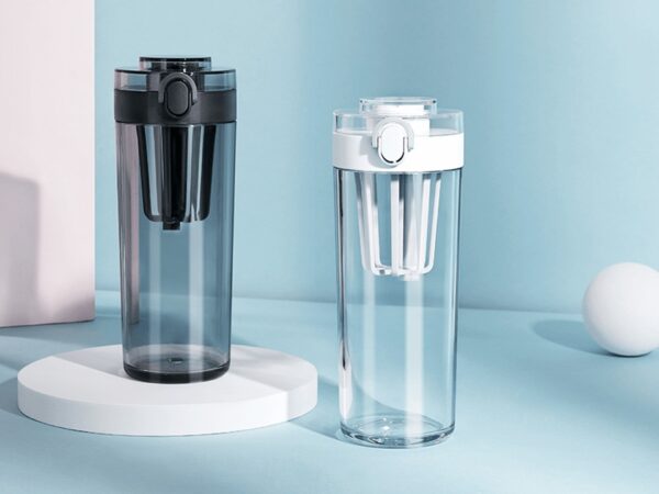Botella de agua Xiaomi Tritan gris - Imagen 2