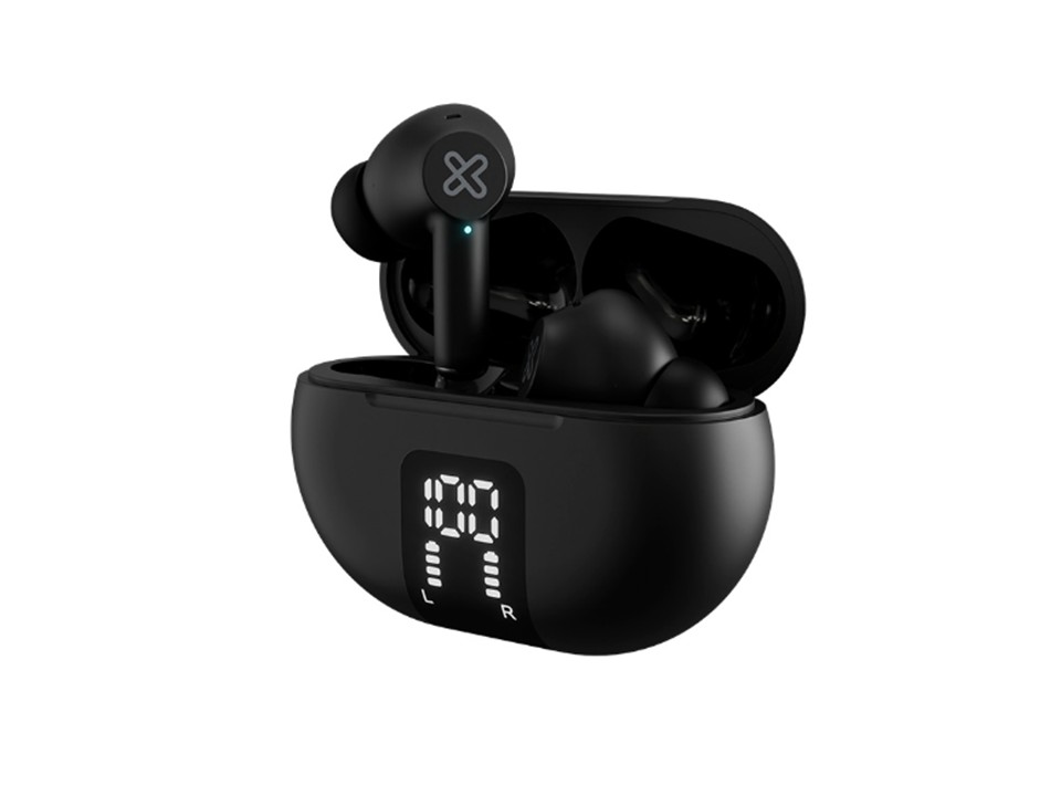 Audífonos EdgeBuds negro Klip Xtreme