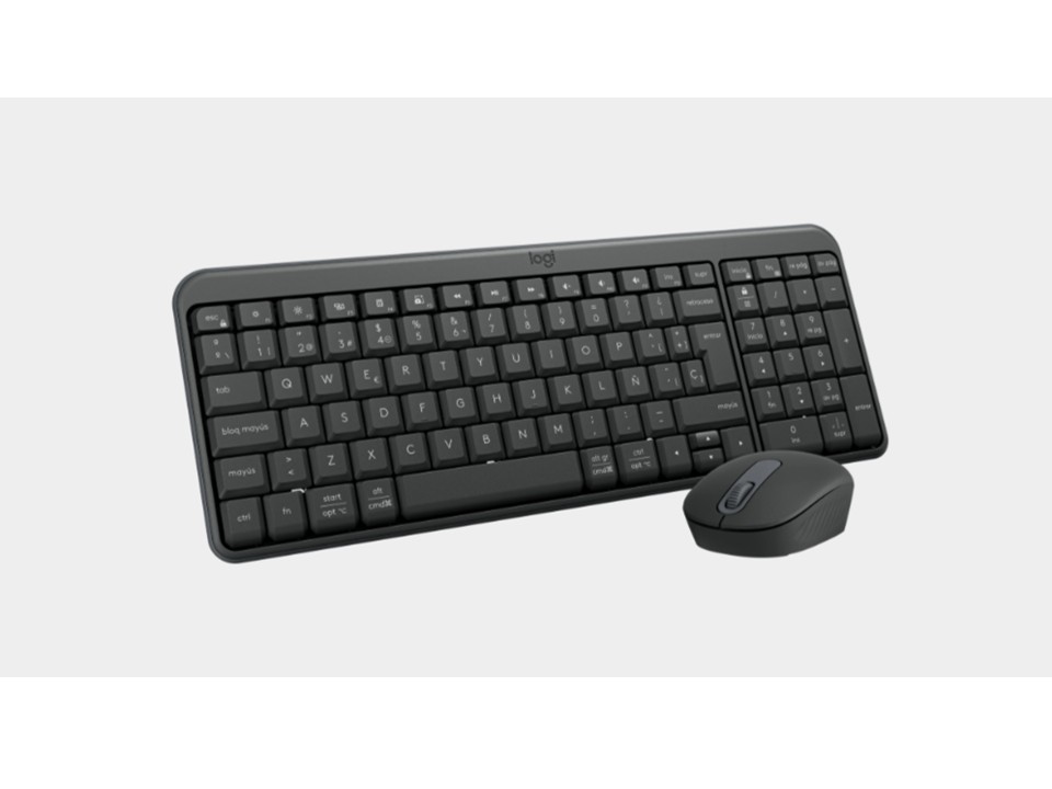 Combo de teclado y mouse MK250 Bluetooth Wireless grafito Logitech - Imagen 2