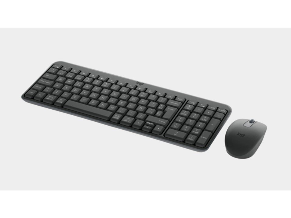 Combo de teclado y mouse MK250 Bluetooth Wireless grafito Logitech - Imagen 3
