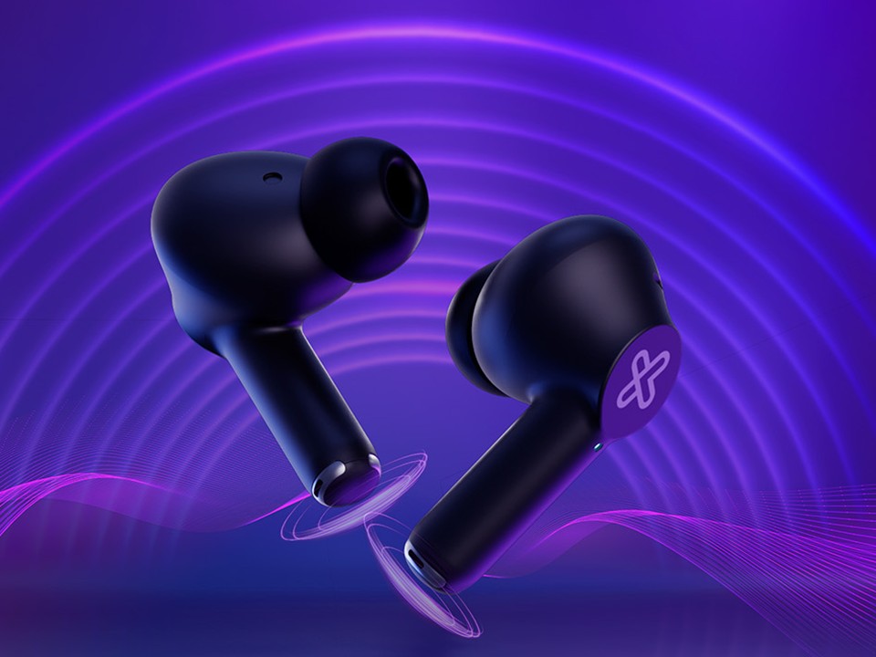 Audífonos EdgeBuds negro Klip Xtreme - Imagen 3