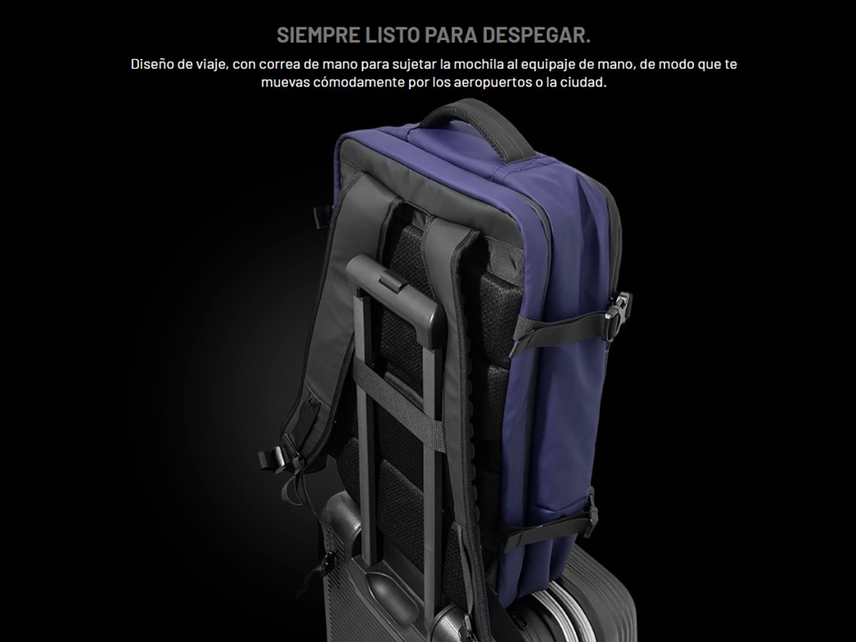 Mochila VIATORGB1 PGB-300 negro Primus Gaming - Imagen 7