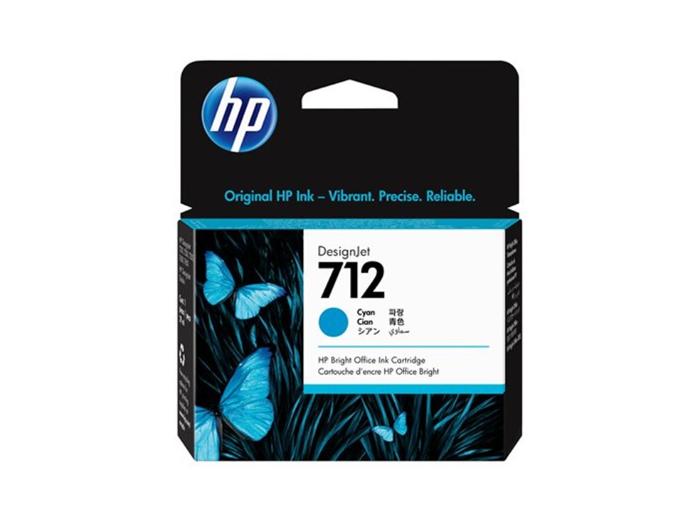 Cartucho HP 712 29 ml cian