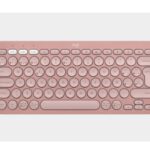 Teclado Pebble Keys 2 K380s rosa Logitech