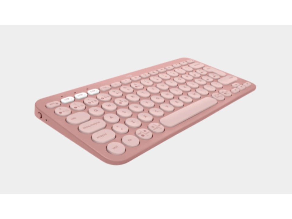 Teclado Pebble Keys 2 K380s rosa Logitech - Imagen 2