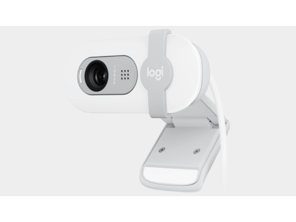Cámara web Logitech BRIO 100 blanco