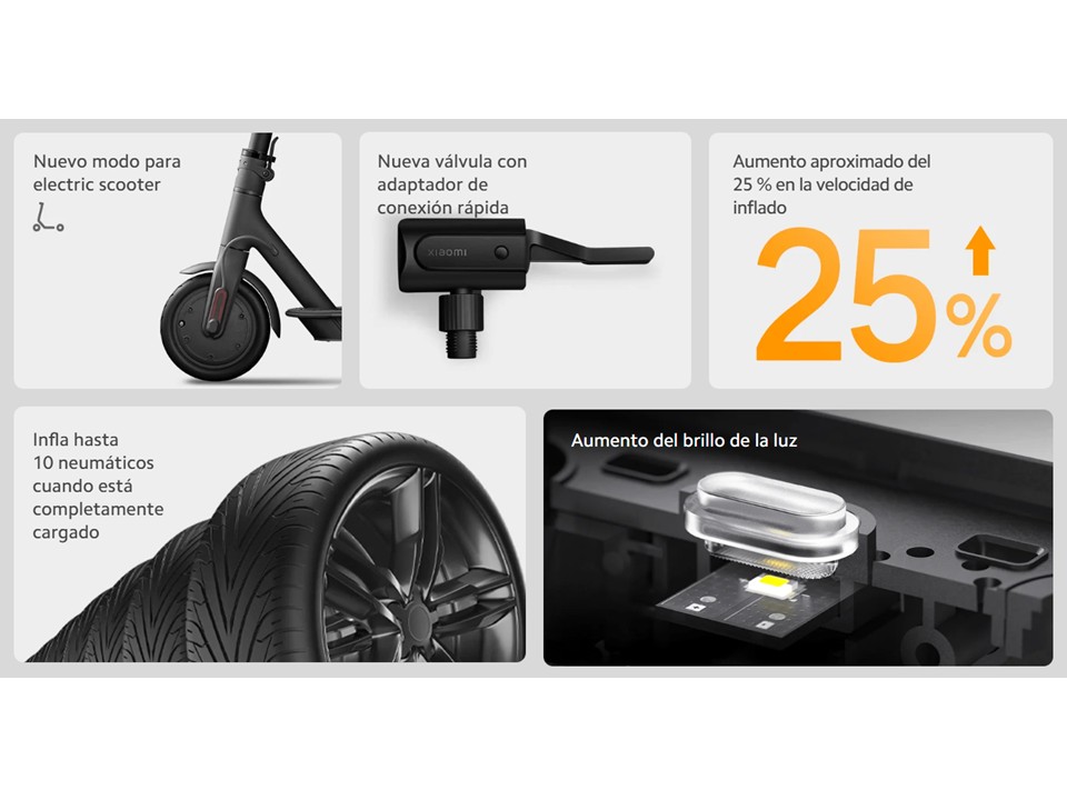 Compresor de aire 2 portátil Xiaomi - Imagen 2