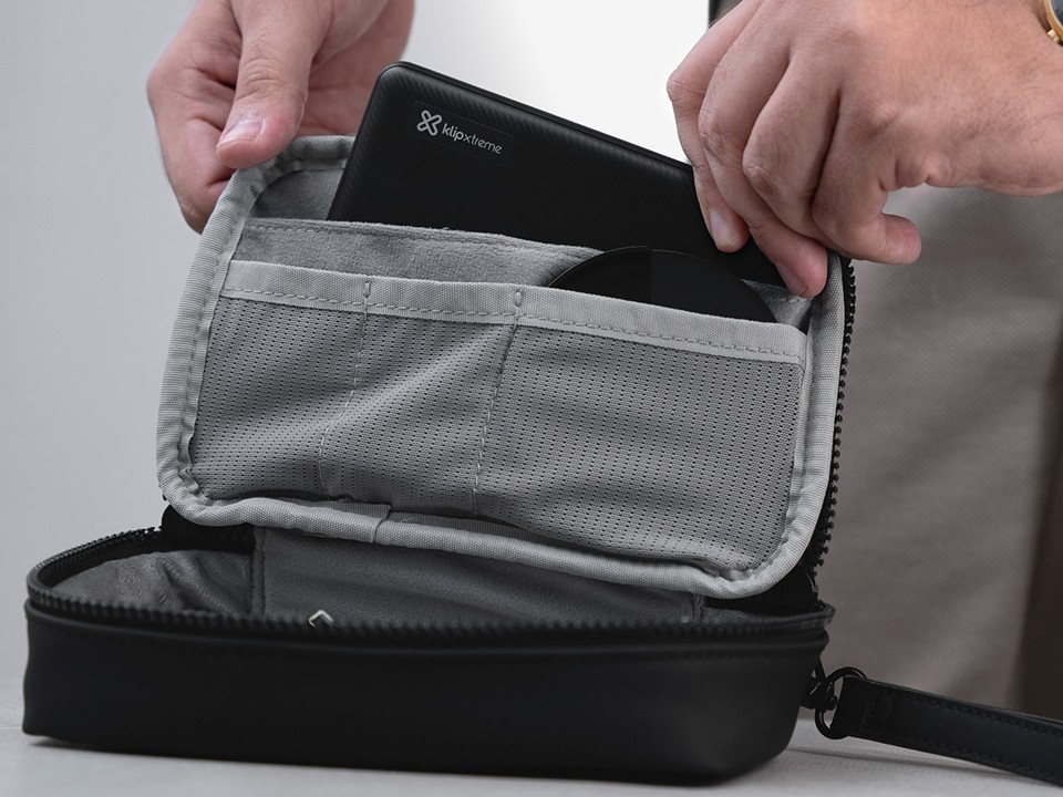 Organizador de accesorios tecnológicos SAM negro Klip Xtreme - Imagen 2