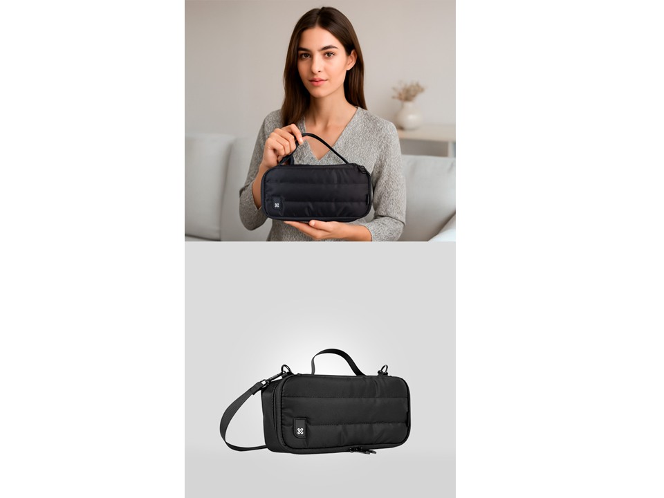 Organizador de accesorios tecnológicos Ada negro Klip Xtreme - Imagen 2