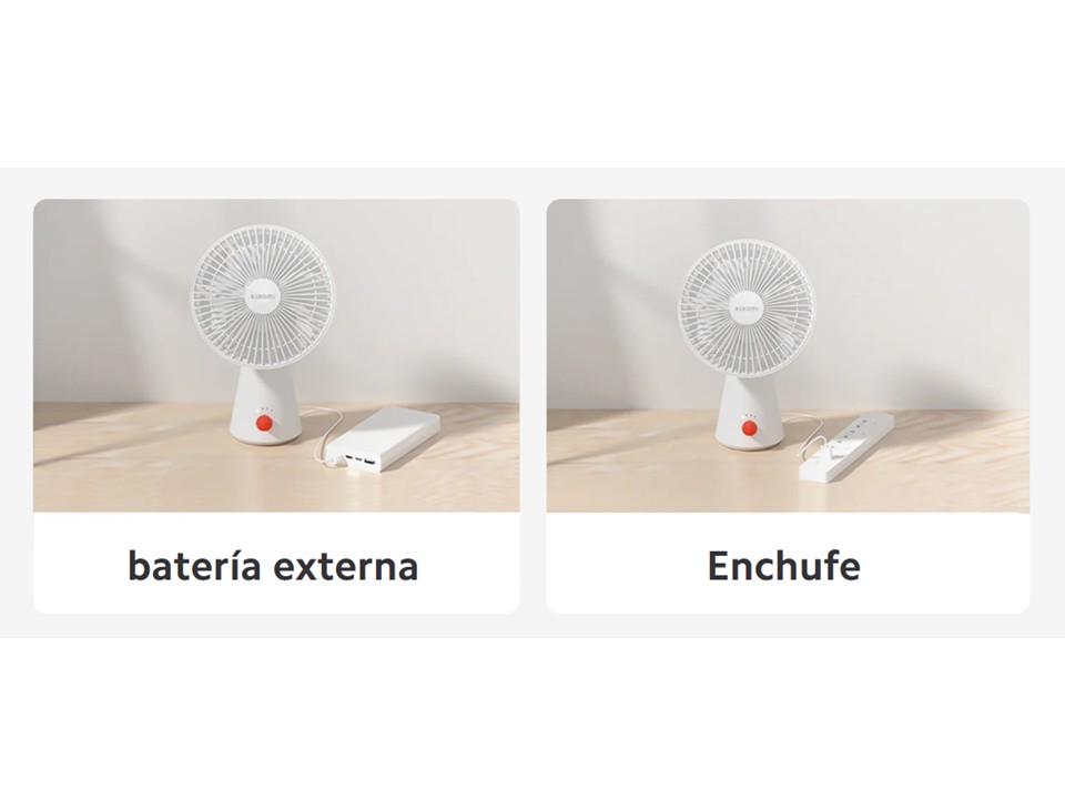 Mini ventilador recargable Xiaomi - Imagen 3
