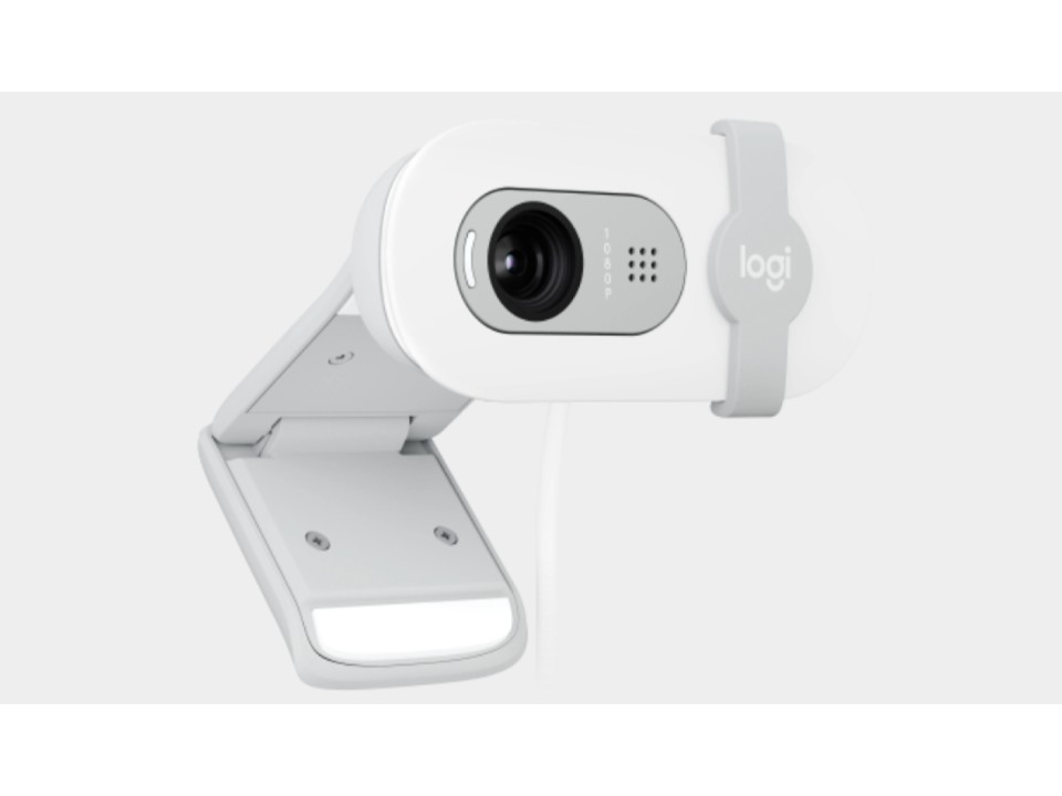 Cámara web Logitech BRIO 100 blanco - Imagen 3