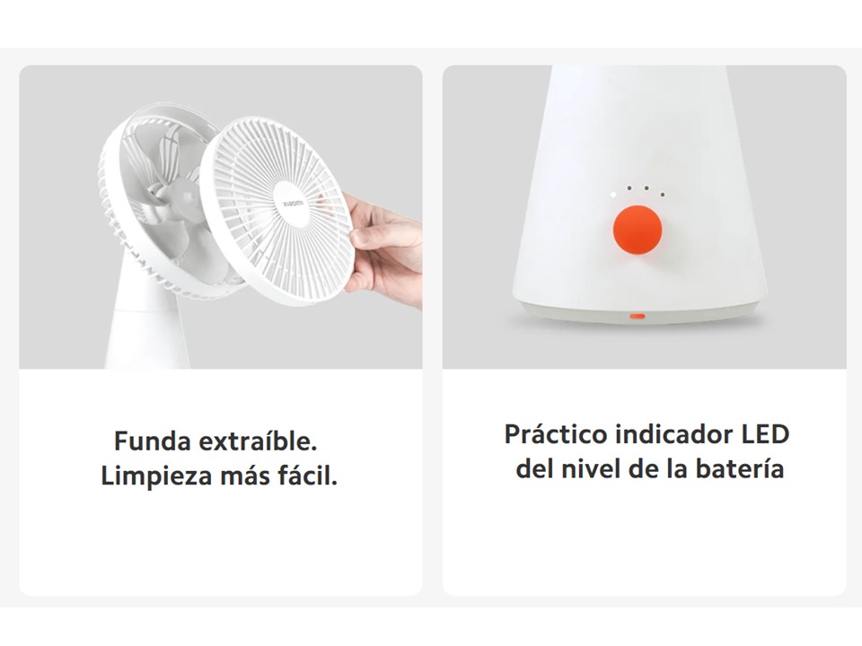 Mini ventilador recargable Xiaomi - Imagen 7