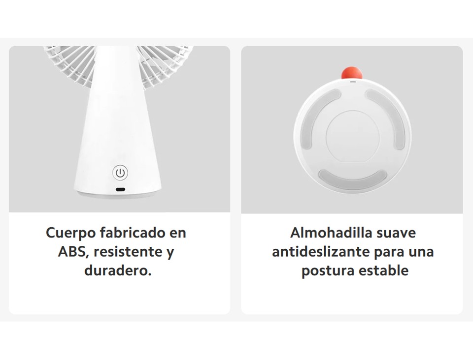 Mini ventilador recargable Xiaomi - Imagen 8