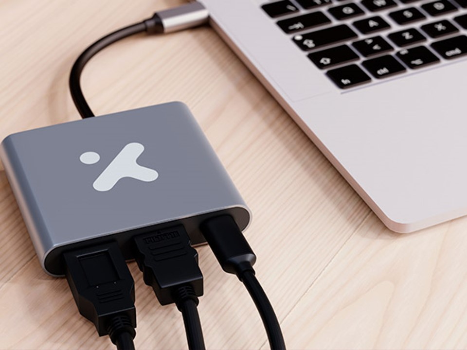 Adaptador multipuerto USB Type-C® 3 en 1 XTC-566 Xtech - Imagen 2