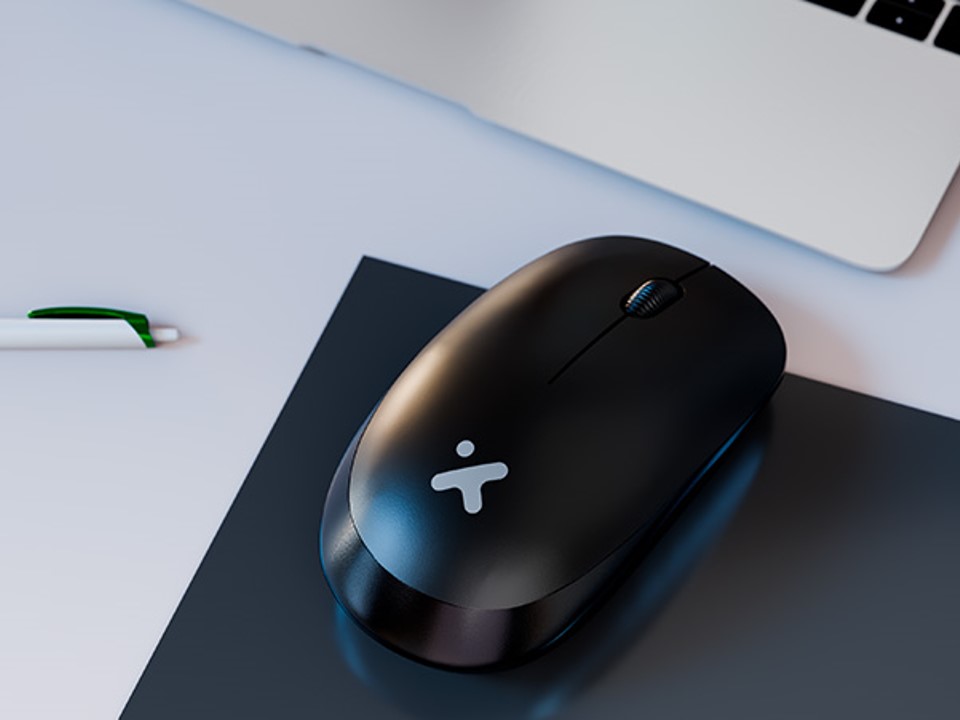 Mouse óptico inalámbrico de 3 botones XTM-309 Xtech - Imagen 2