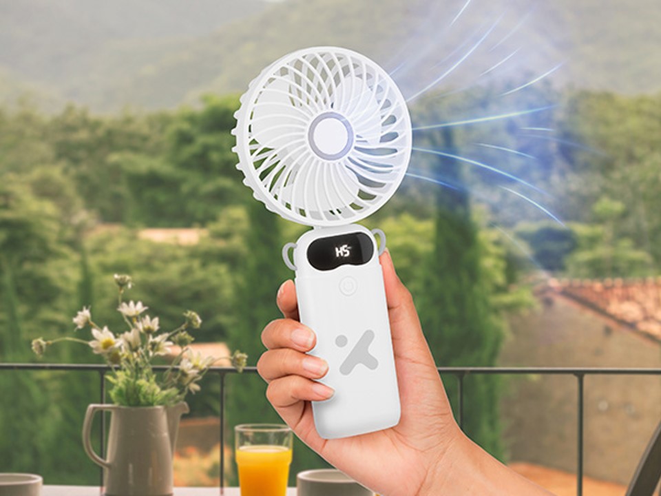 Mini ventilador recargable de 6 velocidades XTA-900 Xtech - Imagen 2