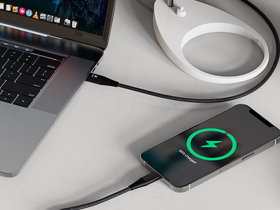 Cable trenzado USB-C® macho a USB-A macho 2.0 Xtech - Imagen 2