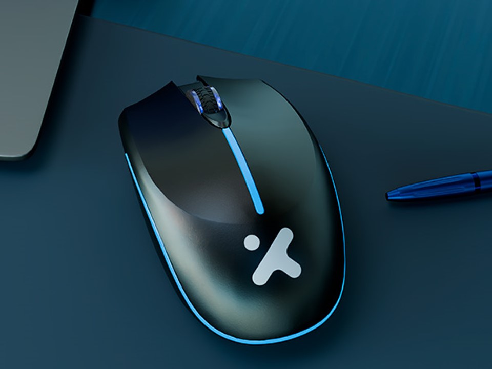 Mouse óptico inalámbrico de 4 botones con luces XTM-318 Xtech - Imagen 2