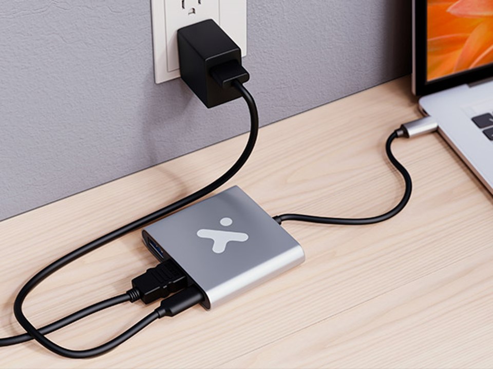Adaptador multipuerto USB Type-C® 3 en 1 XTC-566 Xtech - Imagen 3
