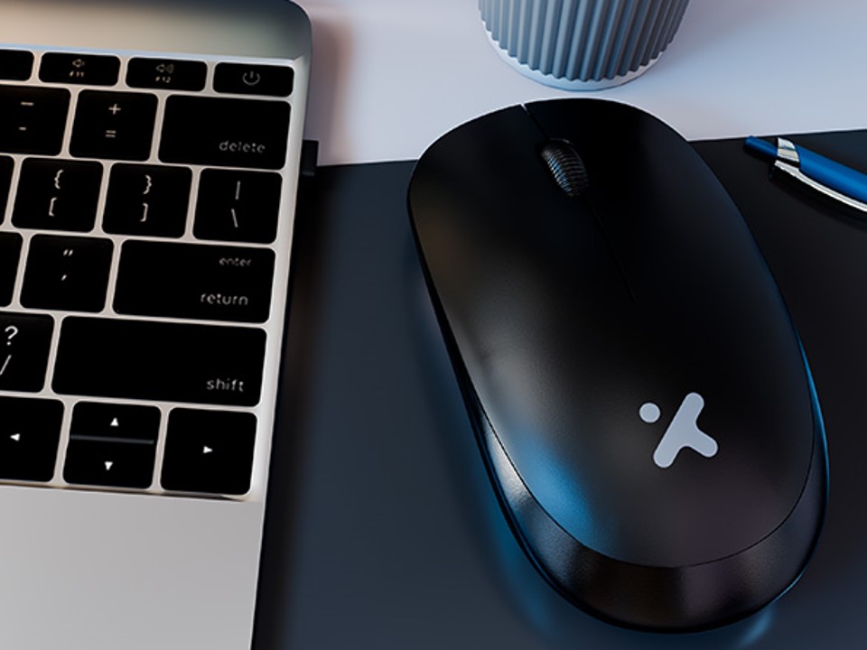 Mouse óptico inalámbrico de 3 botones XTM-309 Xtech - Imagen 3