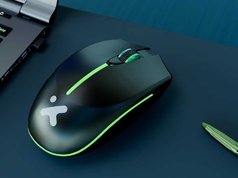 Mouse óptico inalámbrico de 4 botones con luces XTM-318 Xtech - Imagen 3