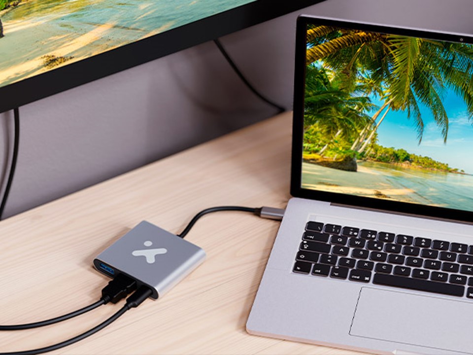 Adaptador multipuerto USB Type-C® 3 en 1 XTC-566 Xtech - Imagen 4