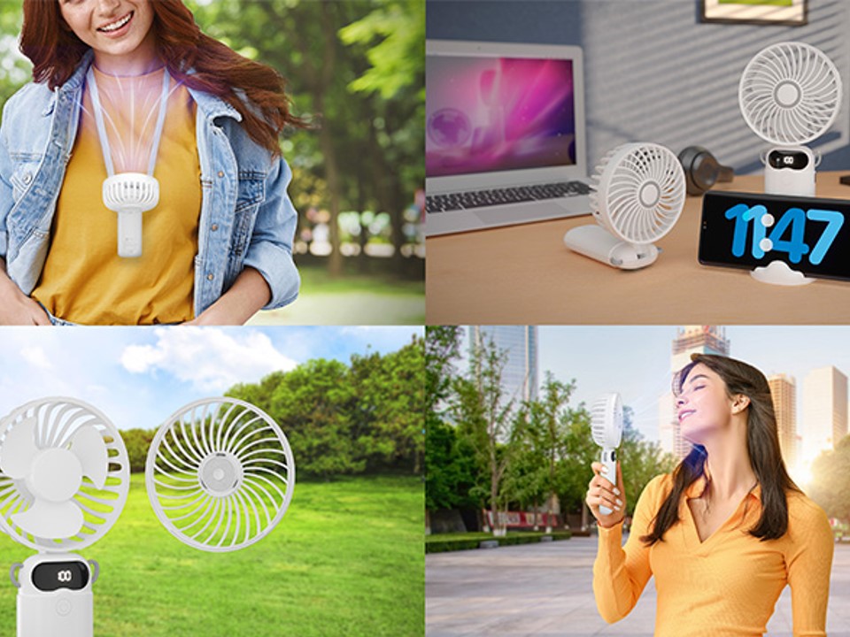 Mini ventilador recargable de 6 velocidades XTA-900 Xtech - Imagen 4