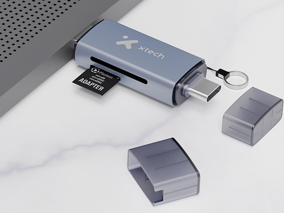 Lector de tarjetas OTG 2 en 1 USB-C®/USB 3.0 XTC-581 Xtech - Imagen 5