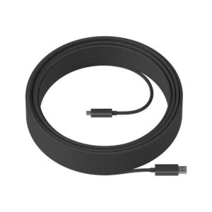 Cable óptico activo USB 3.2 Gen 2 tipo USB-A a USB-C de 25 metros  - Logitech Strong