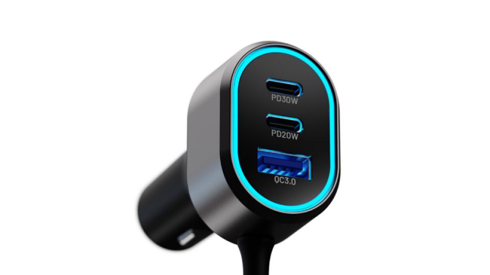 Cargador para automóvil (Car power adapter) de 100 Watt | PowerCar KCC-100 - Klip Xtreme - Imagen 3