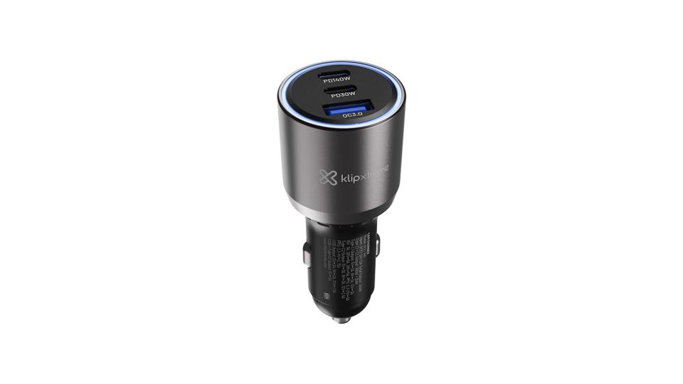 Cargador para automóvil (Car power adapter) de 140 Watt | PowerCar KCC-140 - Klip Xtreme - Imagen 2