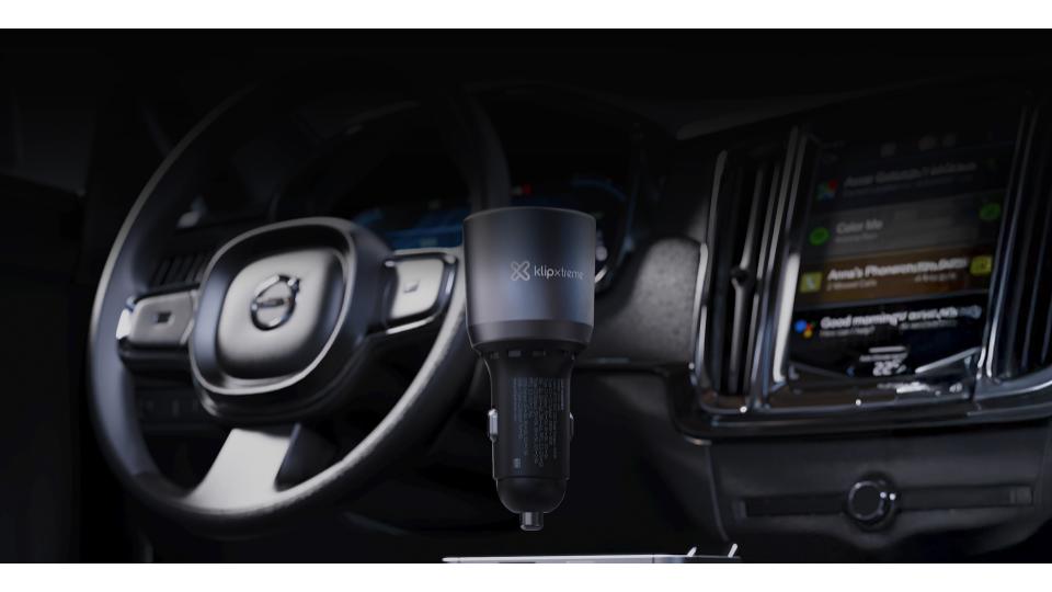Cargador para automóvil (Car power adapter) de 140 Watt | PowerCar KCC-140 - Klip Xtreme - Imagen 7