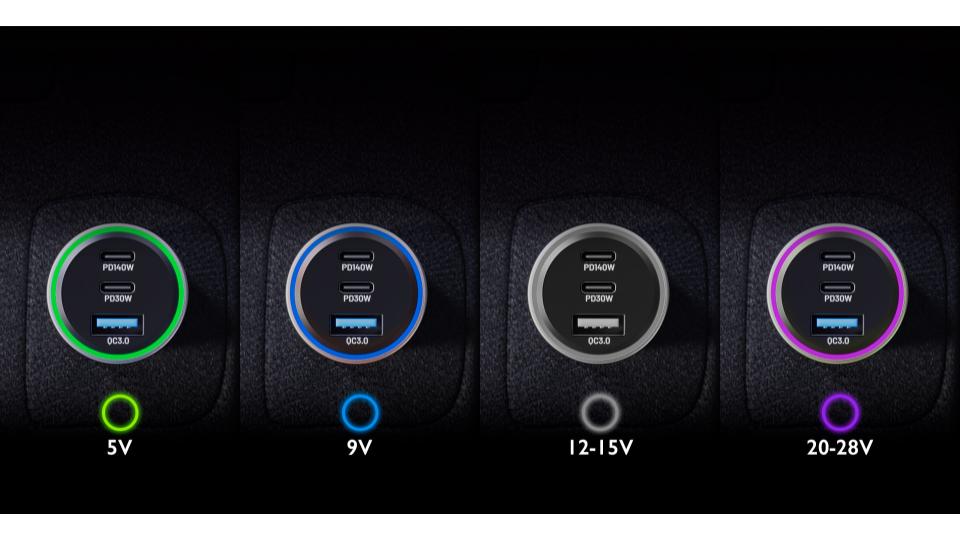 Cargador para automóvil (Car power adapter) de 140 Watt | PowerCar KCC-140 - Klip Xtreme - Imagen 6