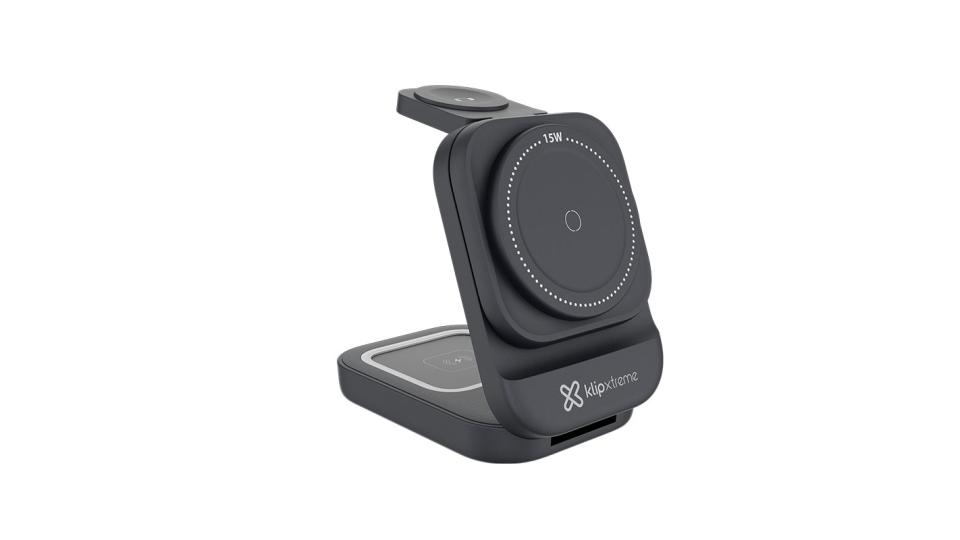Cargador inalámbrico de tipo soporte (charging stand) de 150 Watt | PowerCar KDC-150 - Klip Xtreme - Imagen 2