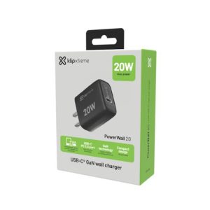 Cargador de pared compacto KNC-020 | PowerWall 20 - Klip Xtreme
