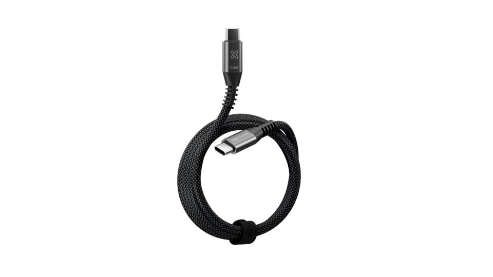 Cable de carga rápida PowerGo 750 Braided (Trenzado) Negro de 3m - Klip Xtreme - Imagen 2