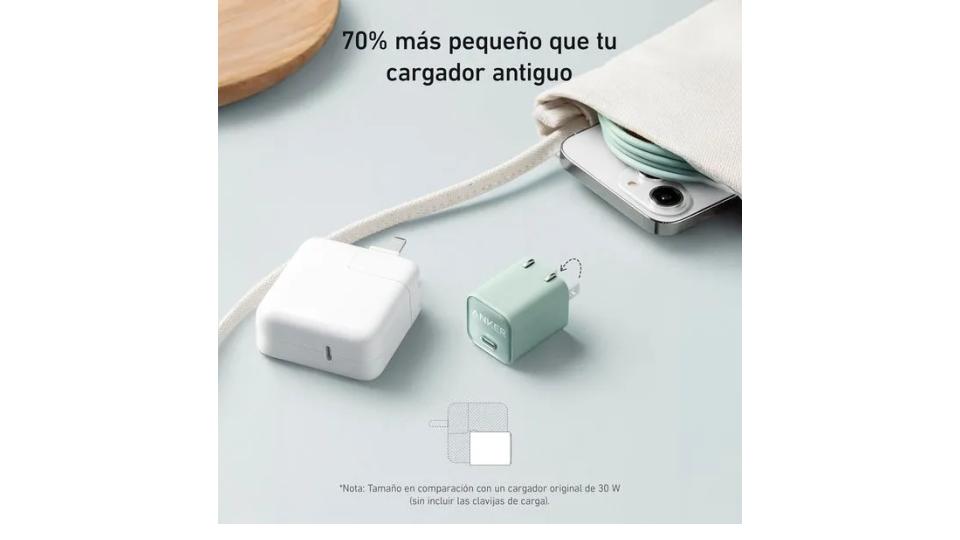 Cargador de pared Nano 3 30W USB-C - Anker - Imagen 3
