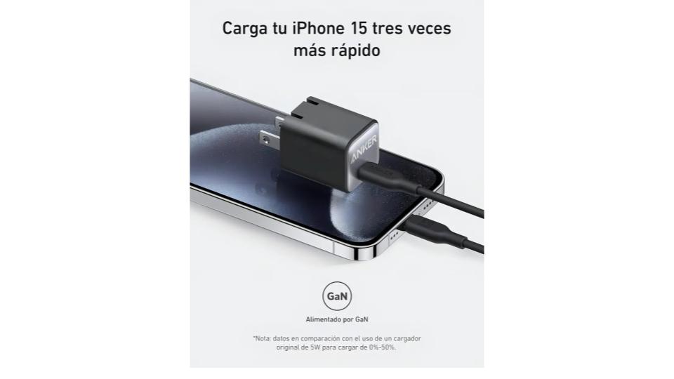 Cargador de pared Nano 3 30W USB-C - Anker - Imagen 2