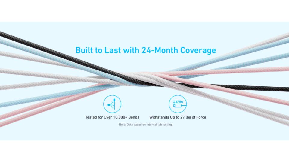 Cable de carga USB-C a USB-C de 1.8m 240W - Anker Zolo - Imagen 2