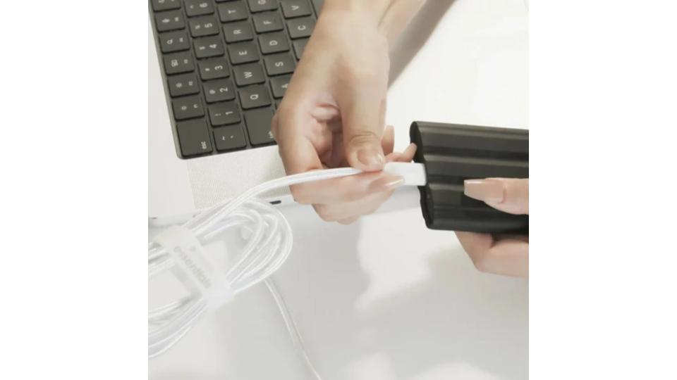 Cable de carga USB-C a USB-C de 60 W | Braided (Trenzado) blanco de 2m - Mophie - Imagen 5