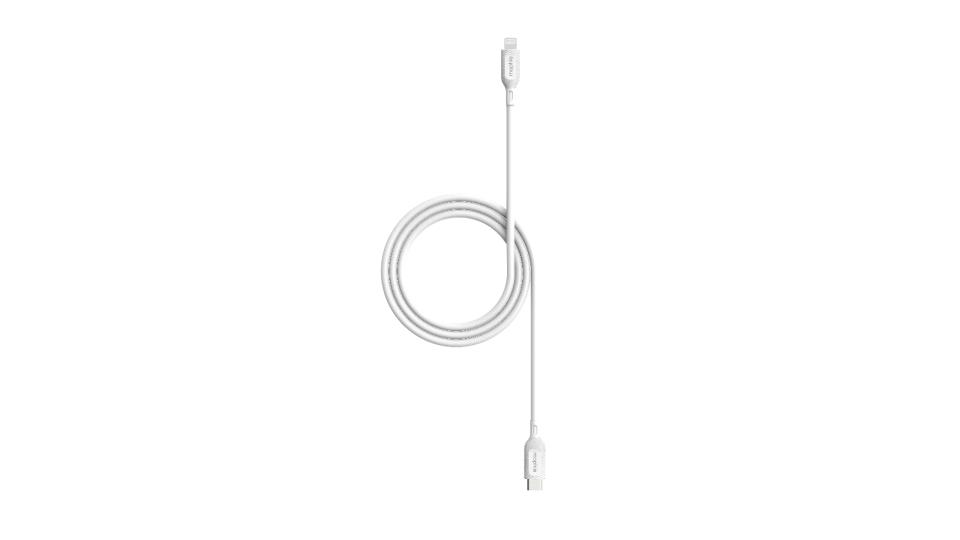 Cable de carga USB-C a Lightning de 60 W | Revestimiento TPE blanco de 1m - Mophie - Imagen 4