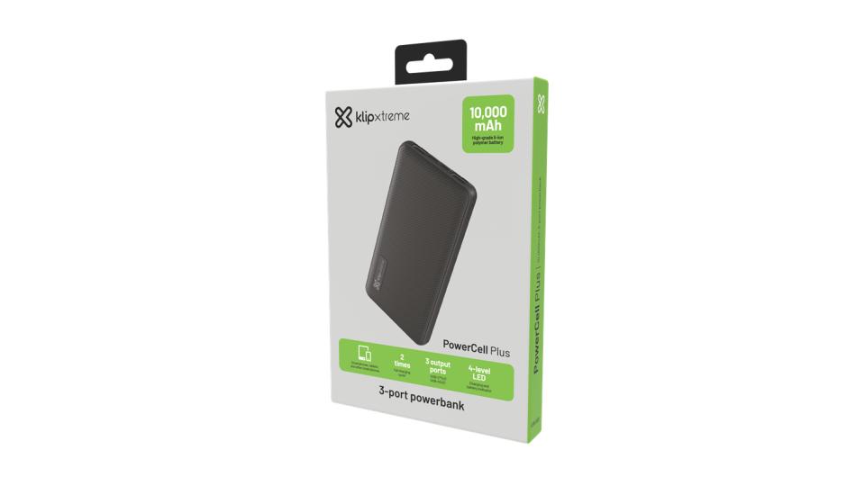Banco de energía portátil KPB-500 | PowerCell Plus 10000 Klip Xtreme