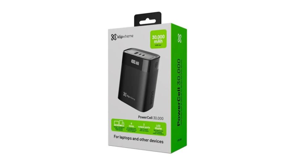 Banco de energía portátil KPB-850 | PowerCell 30,000 – Klip Xtreme