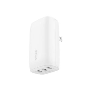 Cargador de pared GaN de 3 puertos USB-C (67W) - Belkin BoostCharge Pro