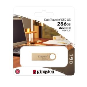 Unidad flash USB 3.2 Gen 1 de 256GB Dorado - Kingston