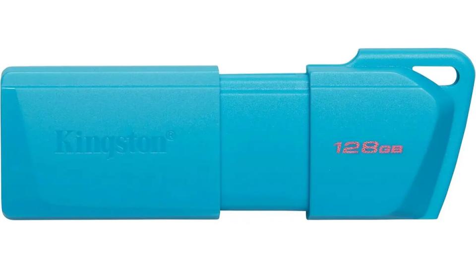 Unidad flash USB 3.2 Gen 2 de 128GB NEON Aqua Blue – Kingston - Imagen 4
